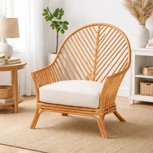 Frond Rattan Lounge Chair