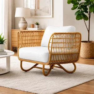 Nest Rattan Lounge Armchair
