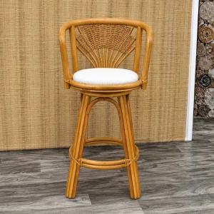 Palma Fan Back Bar Stool