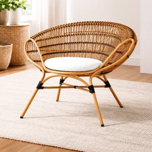 Weave Rattan Lounge Chair