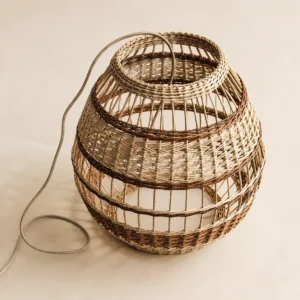 Botte Barrel Wicker Pendant Lamp