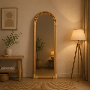 Arco Rattan Mirror
