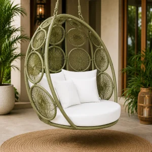 Peacock Orb Hanging Swing