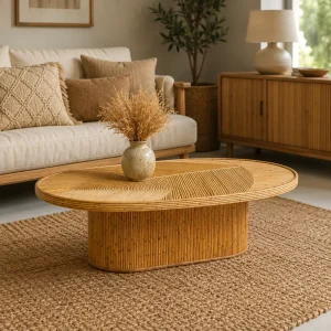Amalfi Cane Coffee Table