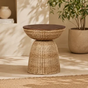 Colombo Rattan Side Table