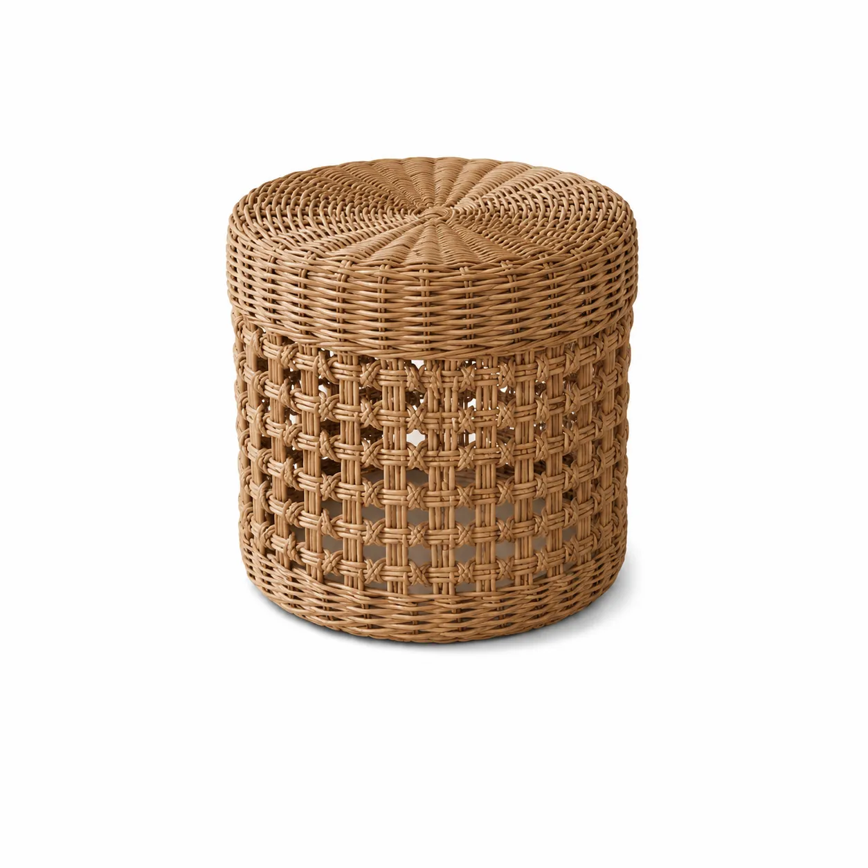 woven-drum-stool